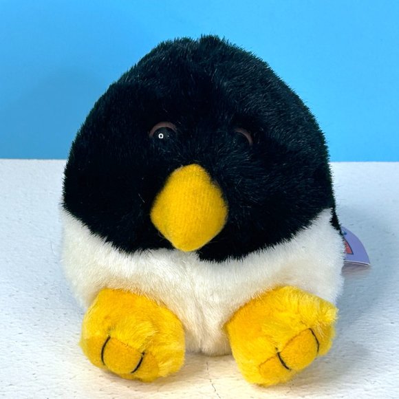 Swibco Puffkins Tux Penguin 4" Plush Stuffed‎ Animal Toy - Picture 1 of 6